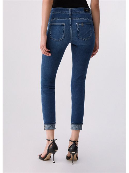 Jeans skinny con applicazioni LIU JO | UF6006D0305/79077